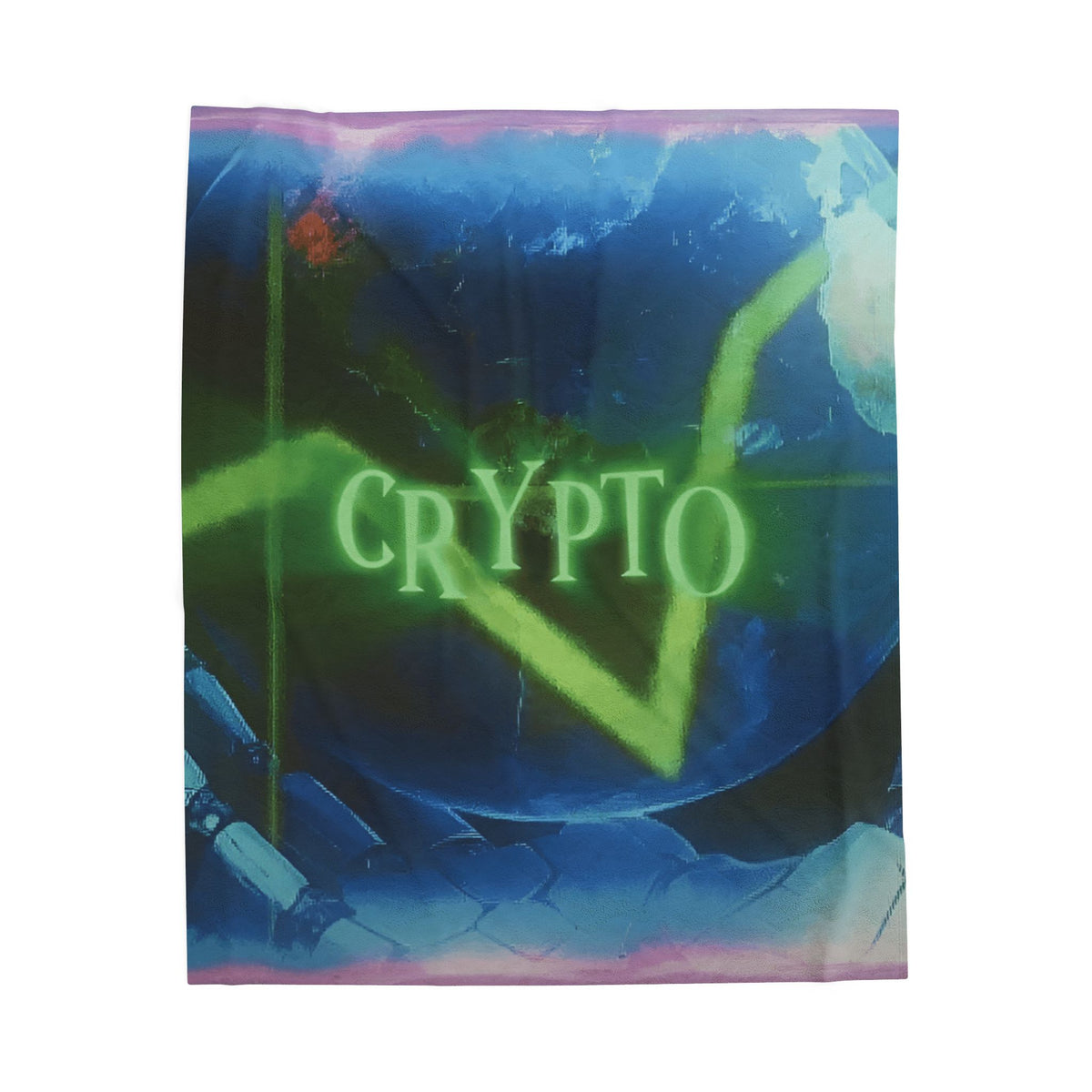 Crypto Plush Blanket