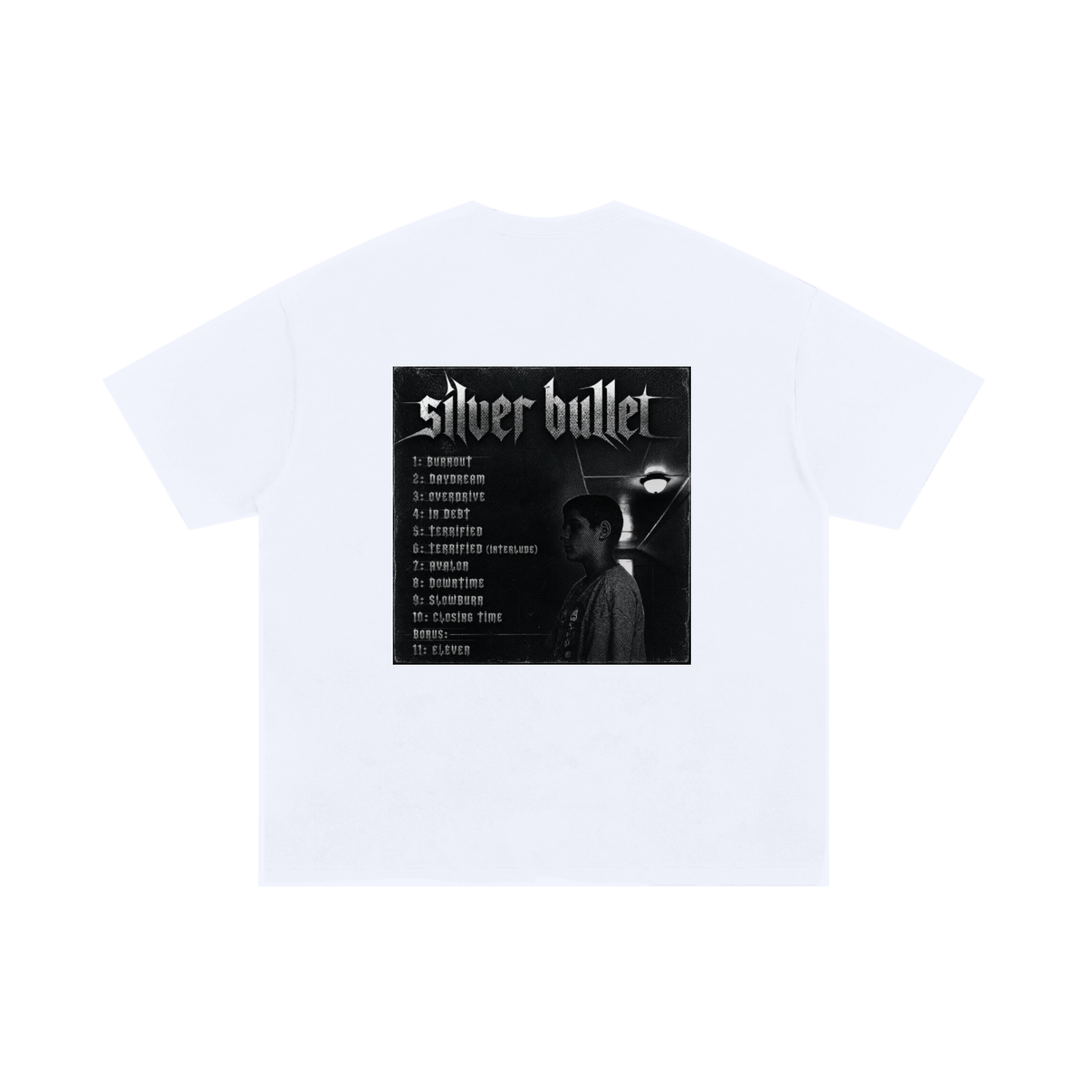 KJJ Silver Bullet Album Tracklist T-Shirt