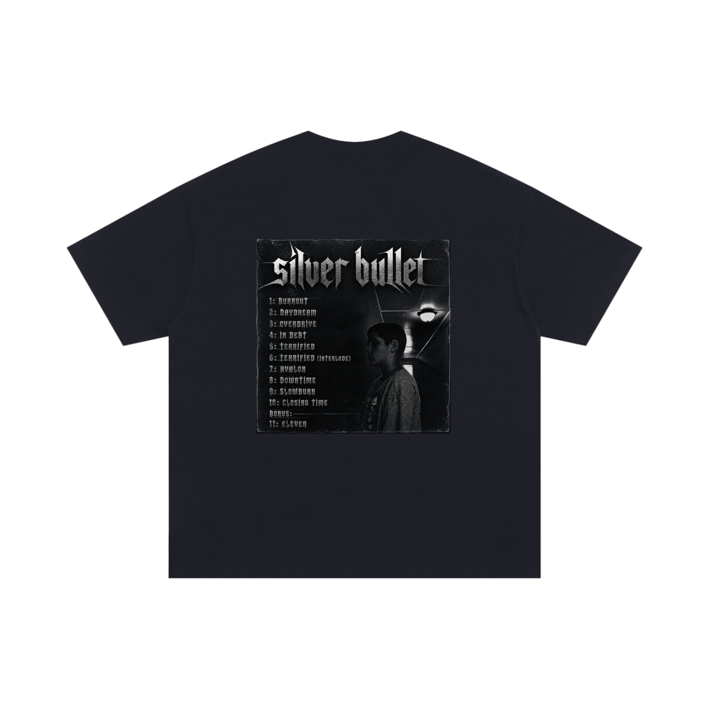KJJ Silver Bullet Album Tracklist T-Shirt