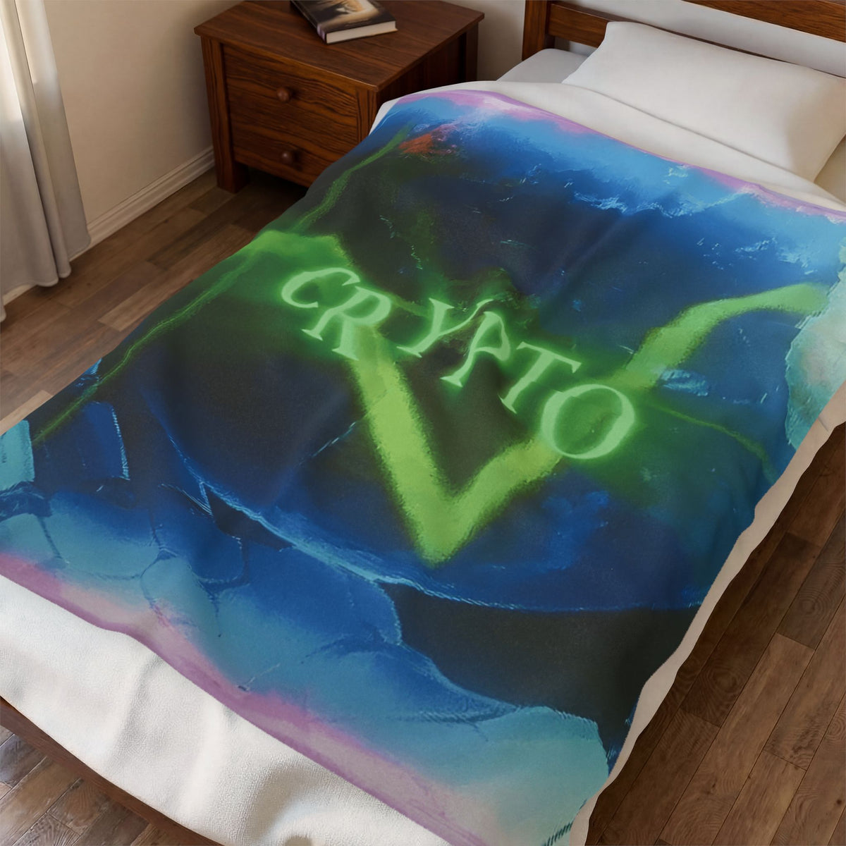 Crypto Plush Blanket
